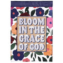 Dicksons Bloom In The Grace Of God 18 x 13 Inch Polyester Weather Resistant Embroidered Double-Sided Outdoor Garden Flag