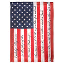 Dicksons Magnolia Garden I Pledge Allegiance Red White Blue 44 x 30 Polyester Outdoor Garden Flag
