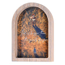 Dicksons God Is Bigger Than The Giants Grey Wash Wood and Glass Tabletop or Hanging Wall Art 12.75 x 9 Inch