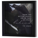 Dicksons Inspirational Wall Hanging Shadow Box Style Framed Wall Décor for Home 10 x 10 Inch Wood and Glass Better Things Ahead