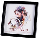 Dicksons Inspirational Christian Framed Shadow Box Wall Art 10 x 10 Inch Wood and Glass Behold the Lamb of God