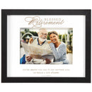 Dicksons Blessed Retirement Black and Gold Tone 11 x 9 Inch MDF Wall and Table Top Frame
