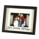 Dicksons Life's Greatest Blessing Black and White 11 x 9 MDF And Glass Photo Frame With Hanging Hook And Easel