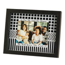 Dicksons As For Me And My House Black and White 11 x 9 MDF And Glass Photo Frame With Hanging Hook And Easel