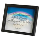 Dicksons Will Not Cause Pain Without Born Again Rainbow 11 x 9 MDF Shadow Box Wall and Table Top Frame