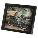 Dicksons Jesus Way Truth Life Blue Bicycle 11 x 9 MDF Shadow Box Wall and Table Top Frame