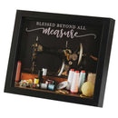 Dicksons Blessed Beyond Measure Sewing 11 x 9 MDF Shadow Box Wall and Table Top Frame