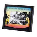 Dicksons Jesus And The Beach 11 x 9 Inch Shadow Box Wall and Tabletop Picture Frame Holds 5 x 7 Inch Photo