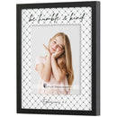 Dicksons Be Humble and Kind Black Crosshatch 12 x 15 MDF Wall and Table Top Frame