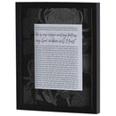 Dicksons Inspirational Christian Wall Hanging Shadow Box Style Framed Wall Décor for Home 15 x 12 Inch Wood and Glass My Refuge and Fortress