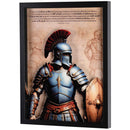 Dicksons Armor of God - Ephesians 6:13-18 - 17 x 13 Inch Black MDF Wood and Glass Wall or Tabletop Framed Art