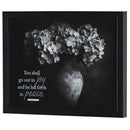 Dicksons Inspirational Christian Wall Hanging Shadow Box Style Framed Wall Décor for Home 12 x 15 Inch Wood and Glass Go Out in Joy