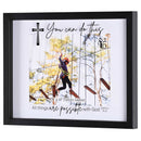 Dicksons All Things Are Possible 12 x 15 Inch Shadow Box Wall and Tabletop Picture Frame Hold 8 x 10 Photo