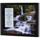 Dicksons If Anyone Thirsts Living Water Glossy Black 12 x 15 Wood And Glass Shadow Box Style Framed Wall Art