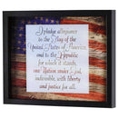 Dicksons The Pledge of Allegiance, Multicolor 15 x 12 Inch MDF/Glass Framed Wall Art