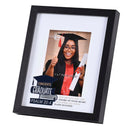 Dicksons Congrats Graduate May He Give You The Desires Of Your Heart Glossy Black 11 x 9 Wood And Glass Shadow Box Style Tabletop Or Wall Framed Art Holds 5 x 7 Photo