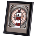 Dicksons Inspirational Christian Framed Shadow Box Wall Art 9 x 11 Inch Wood and Glass Lighthouse Light of the World