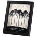 Dicksons Inspirational Christian Wall Hanging Shadow Box Style Framed Wall Décor for Home 11 x 9 Inch Wood and Glass Trees Blessed Is the One Who Trusts the Lord