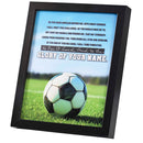 Dicksons Inspirational Christian Sport Wall Hanging Shadow Box Style Framed Wall Décor for Home 11 x 9 Inch Wood and Glass Soccer Strength Comes From Knowing You