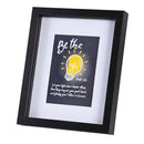 Dicksons Shine Before Others Yellow and Black 11 x 9 Inch Shadow Box Wall and Tabletop Frame