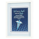Dicksons God Took Best Angels Made Nurses Blue 12 x 15 MDF Decorative Wall Plaque