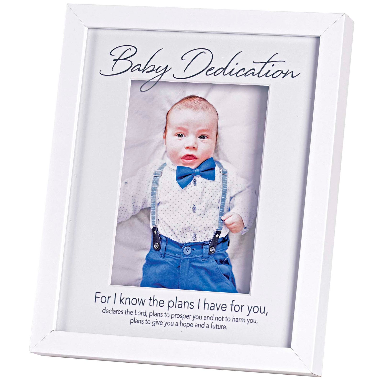 Dedication - I Know The Plans I Have For You - 11 x 9 Inch White Mdf ...