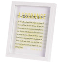Dicksons Inspirational Christian Framed Shadow Box Wall Art 9 x 11 Inch Wood and Glass Assurance