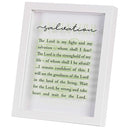 Dicksons Inspirational Christian Framed Shadow Box Wall Art 9 x 11 Inch Wood and Glass Salvation