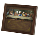 Dicksons The Last Supper In Remembrance Of Me Brown 11 x 9 MDF And Glass Framed Shadowbox Wall Art With Hanger