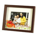 Dicksons Give Thanks Turkey Easel Display Brown 11 x 9 MDF And Glass Framed Shadowbox Wall Art With Hanger