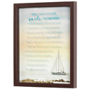 Dicksons Like A Ship Wind Pulled Tight Bereavement 12 x 15 MDF Wall and Table Top Frame