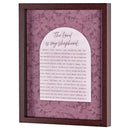 Dicksons Inspirational Christian Framed Shadow Box Wall Art 12 x 15 inch Wood and Glass Lord Is My Shepherd