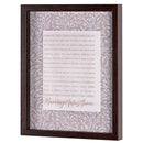 Dicksons Inspirational Christian Framed Shadow Box Wall Art 12 x 15 inch Wood and Glass Marriage Takes Three