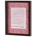 Dicksons Inspirational Christian Framed Shadow Box Wall Art 12 x 15 inch Wood and Glass Love Is Patient