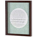 Dicksons Inspirational Christian Framed Shadow Box Wall Art 12 x 15 inch Wood and Glass Wait Upon the Lord