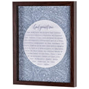 Dicksons Inspirational Christian Framed Shadow Box Wall Art 12 x 15 inch Wood and Glass Serenity Prayer