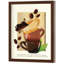 Dicksons My Coffee Cup Runneth Over Brown 12 x 15 MDF Decorative Wall Plaque