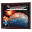 Dicksons Whoever Believes In Him Walnut Finish 12 x 15 Inch Shadow Box Wall and Tabletop Frame