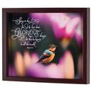 Dicksons Sing To The Lord, Isaiah 12:5, Multicolor 15 x 12 Inch MDF/Glass Framed Wall Art