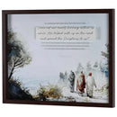 Dicksons Inspirational Christian Wall Hanging Shadow Box Style Framed Wall Décor for Home 17 x 21 Inch Wood and Glass Disappeared From Their Sight