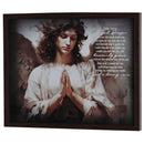 Dicksons Inspirational Christian Wall Hanging Shadow Box Style Framed Wall Décor for Home 17 x 21 Inch Wood and Glass Today I Said an Angel Prayer