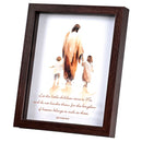 Dicksons Inspirational Christian Wall Hanging Shadow Box Style Framed Wall Décor for Home 11 x 9 Inch Wood and Glass Let the Little Children Come