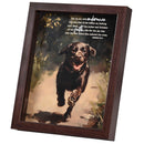 Dicksons Inspirational Christian Wall Hanging Shadow Box Style Framed Wall Décor for Home 11 x 9 Inch Wood and Glass Let Us Run With Endurance