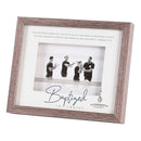 Dicksons Baptized Abound In Hope Peace In Believing Woodgrain 11 x 9 Wood And Glass Shadow Box Style Tabletop Or Wall Framed Art Holds 5 x 7 Photo