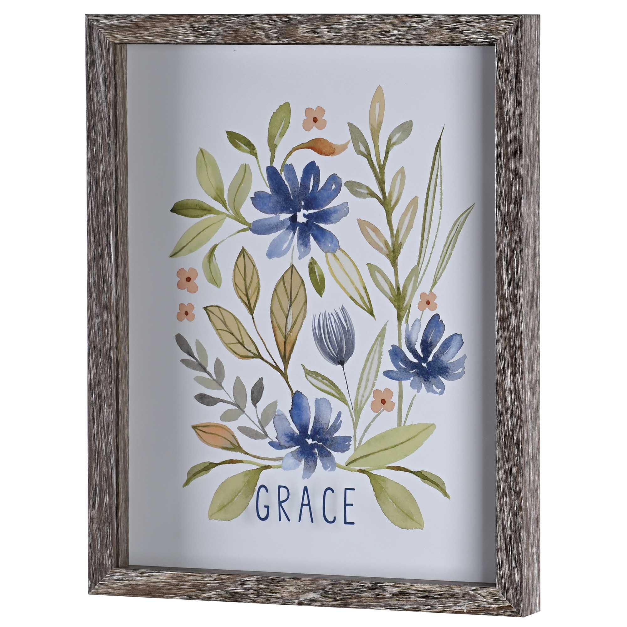 Dicksons Inspirational Christian Wall Hanging Shadow Box Style Framed ...