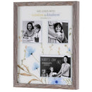 Dicksons Inspirational Christian Hanging Collage Picture Frame With Scripture 15 x 12 Inch Wood and Glass Floral Wisdom and Kindness