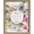 Dicksons Blessed Mother Purple Floral 11 x 9 MDF Decorative Wall Plaque