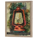 Dicksons Lord You Keep My Lamp Burning Watercolor 12 x 15 MDF Decorative Wall Plaque