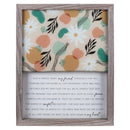 Dicksons Said A Prayer Friendship Orange and Green 12 x 15 Inch Decorative Wall Plaque