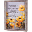 Dicksons Put It In Gods Hands, Yellow 15 x 12 Inch MDF/Glass Framed Wall Art